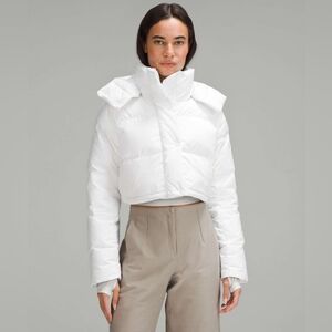 Lululemon Wunder Puff Super Cropped Jacket - White